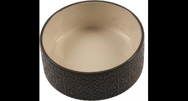 Eetkom stone deco oscuro 16 cm