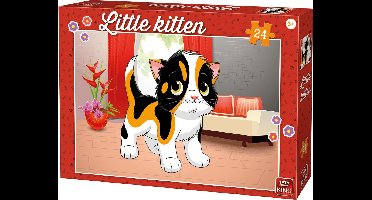 King Kinderpuzzel Little Kitten Junior Karton 24 Stukjes