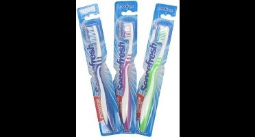 Sencefresh Tandenborstel Medium Power Clean set van 3 stuks