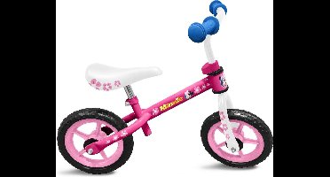 Disney Loopfiets Minnie Mouse - Loopfiets - Meisjes - Roze;Wit - 10 Inch