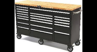 HBM 20 Laden Gereedschapswagen / Werkbank met Houten Werkblad