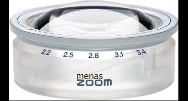 Eschenbach menas ZOOM - Vergrootglas met 2.2x-3.4x vergroting - Compacte Leesloep