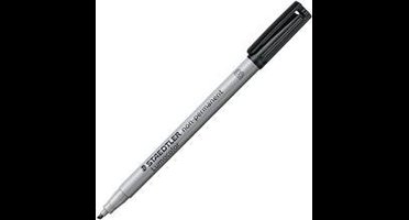 Staedtler 312-9 markeerstift 1 stuk(s) Zwart Beitelvormige punt Water soluble
