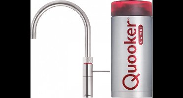 Quooker Fusion Round Kokendwaterkraan - COMBI+ Reservoir - RVS - 3 in 1