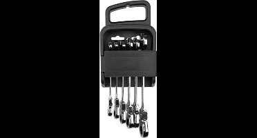 Toolland FLEXIBELE RING-STEEKSLEUTELSET 8-15 mm - 6-delig