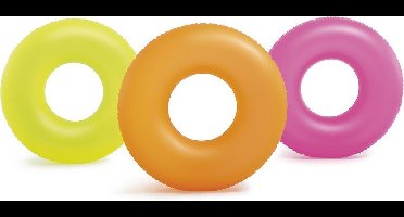 Intex Neon frost zwemring 91 cm geel