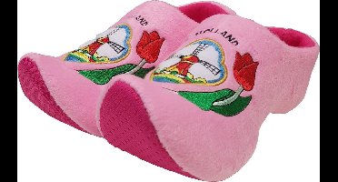 Klompsloffen roze molen - 25-30