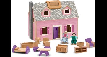 Melissa & Doug - Openklapbaar Poppenhuis