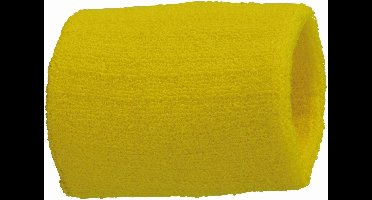 Arowell Premium Pols Zweetbandje 8 cm - Lichtgeel (1 stuks)