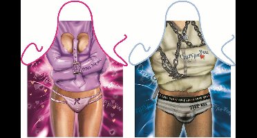 Crazy For You man en vrouw - Sexy Grappig Leuk Schort Keukenschort