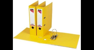 ORDNER QUANTORE A4 80MM PP GEEL - 10 STUKS