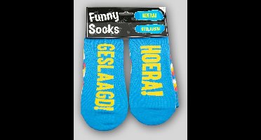 Funny sokken - Hoera Geslaagd!