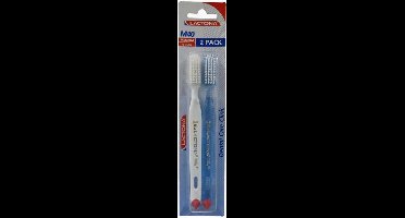Lactona tandenborstel M40 2 verpakkingen van 2 borstels