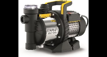 Stanley Zelfaanzuigende pomp, 1300 W, tuinpomp, roestvrij staal, 4500 l/h, IPX4, waterdicht, waterfilter