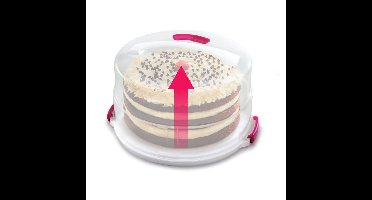 Metaltex Dolceforno - Taartdoos - Vershouddoos - voor Taarten of Cakes - Verstelbaar in hoogte