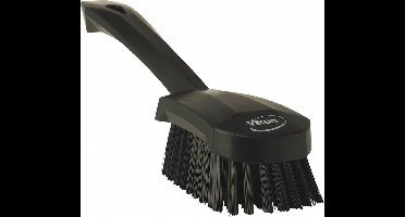 Vikan 41929 Handborstel - Korte Steel - 270 mm - Harde Polyester Haren