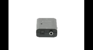 Digital Audio Converter 1x TosLink Female + 1x S/PDIF (RCA) Female - 2x RCA Female Dark Grey