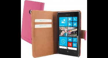 Mobiparts - roze premium booktype hoes voor de Nokia Lumia 520
