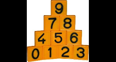 Excellent Koeriem-kokernummer 5 – Koeien – Riem – Nummers – No.5 – Geel