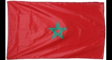 Vlag voor supporter Marokko - Feestdecoratievoorwerp