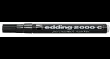 Edding 2000c permanente marker Kogelpunt Zwart 3 stuk(s)