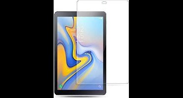 Ntech Screenprotector Geschikt voor Samsung Galaxy Tab A 10.5 2018 SM T590 / T595 Screenprotector 0.3mm HD clarity Hardness Tempered Glass - Zwart