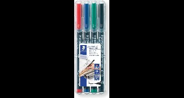STAEDTLER Lumocolor S permanent - Box 4 st