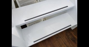 Antislip rubber trap strip zelfklevend 15m x 13,5mm Grijs