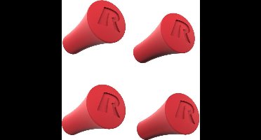 RAM Mount Rubberen dopjes X-Grip (4) - Rood