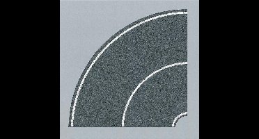 Faller - Straatbochten 90°