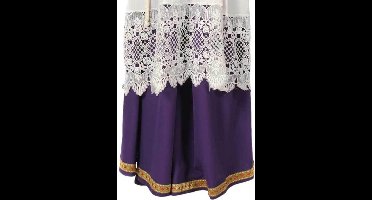 Witbaard Sinterklaas broekrok - Paars polyester unisex one-size