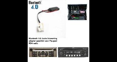 Bluetooth Streaming Adapter Voor Peugeot 207 307 308 407 607 807 1007 4007 RD4