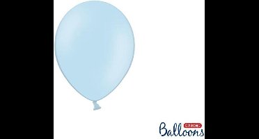 """Strong Ballonnen 12cm, Pastel Baby blauw (1 zakje met 100 stuks)"""
