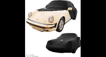 BOXX Autohoes Binnen – Coupe/Sedan Pasvorm – Premium Stretch Garagehoes voor Optimale Bescherming – Zwart – Maat XXL – DS COVERS