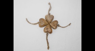 Houten hartje met touwtje-Sleutel hanger- Hartje tafeldecoraie - **4 stuks **