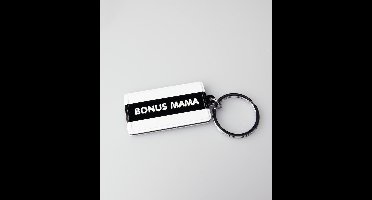 Paper Dreams Sleutelhanger Bonus Mama 13,5 Cm Zwart/wit