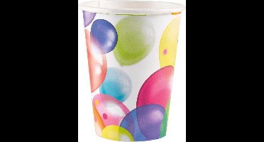 Amscan Feestbekers Ballonnen 250 Ml 8 Stuks