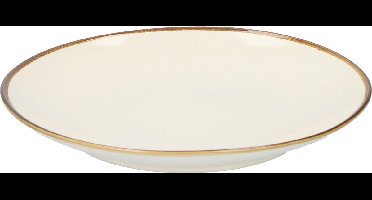 Non-branded Dinerbord 26 X 3 Cm Keramiek Ivoorwit