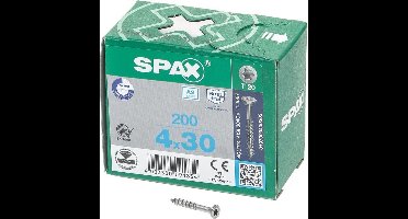 Spax Spaanplaatschroef RVS Torx 4.0 x 30 (200)