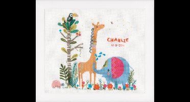 borduurpakket PN0168657 junglediertjes, geboorte