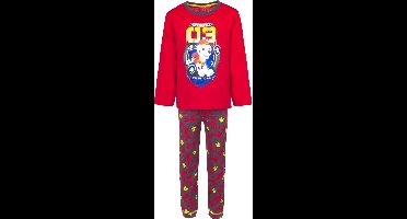 Paw patrol pyjama 104cm Rood