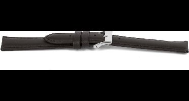 Horlogeband Universeel C036-XL Leder Bruin 12mm