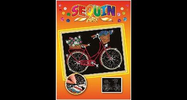 Sequin Art • Orange Fiets