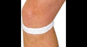 Patellabandje Knie - Wit | Universeel | Ondersteuning | MediPreventie
