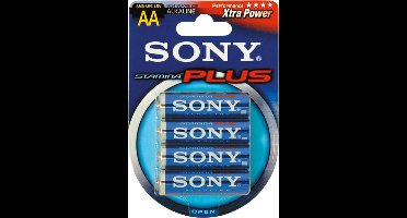 Sony Alkaline plus AA 4x Blister - 12 blister per box