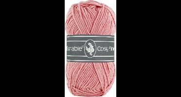 Durable Cosy Fine - acryl en katoen garen - vintage pink, oud roze 225 - 5 bollen