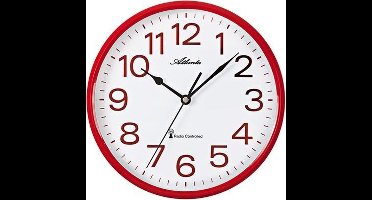 Wandklok rood modern design