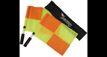 Precision Grensrechtervlaggen Nylon 46 Cm Oranje/geel 3-delig
