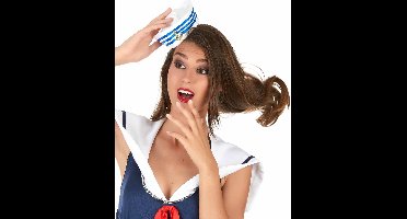 Vegaoo - Mini matrozen hoedje voor vrouwen