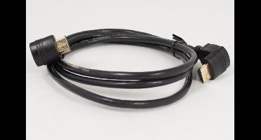 Profile HDMI kabel - haaks - 1.5 meter